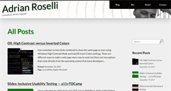 Desktop Screenshot of adrianroselli.com