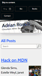 Mobile Screenshot of blog.adrianroselli.com